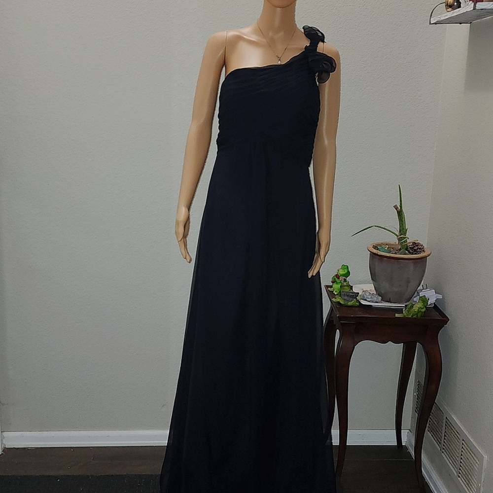 MARY LEE by Madeline Gardner black evening dress